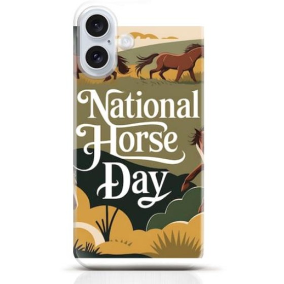 Horse iPhone 16 Plus case Style 14