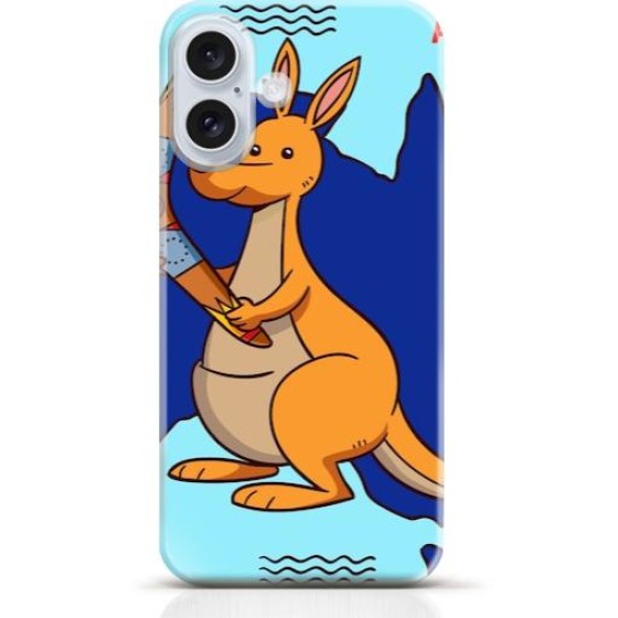 Kangaroo iPhone 16 case Style 11