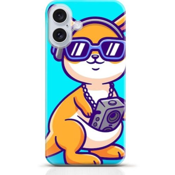 Kangaroo iPhone 16 Plus case Style 16