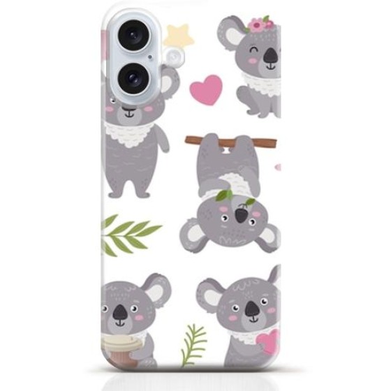 Koala iPhone 16 Plus case Style 14