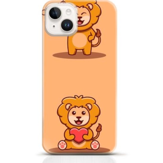 Lion iPhone 15 Plus case Style 20
