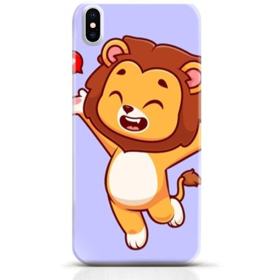 Lion iPhone XS case Style 14