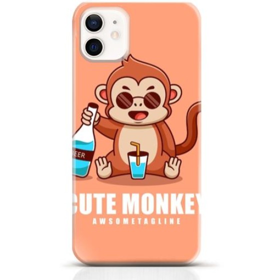 Monkey iPhone 12 mini case Style 20