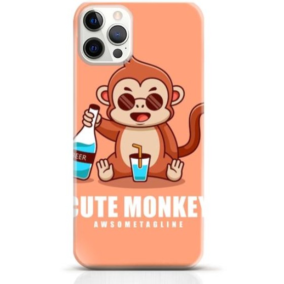 Monkey iPhone 12 Pro case Style 20