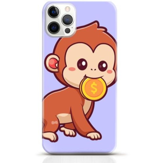 Monkey iPhone 12 Pro max case Style 14