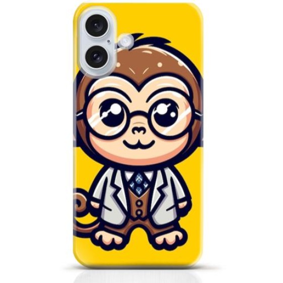 Monkey iPhone 16 case Style 1