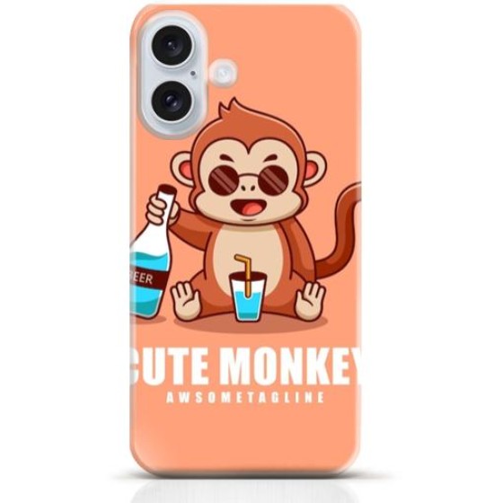 Monkey iPhone 16 case Style 20