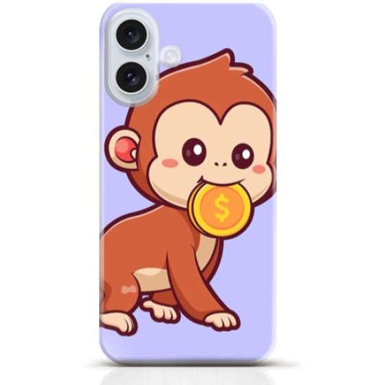 Monkey iPhone 16 Plus case Style 14