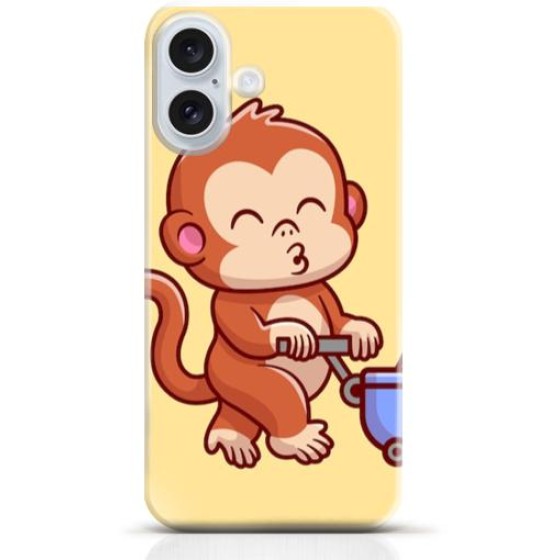 Monkey iPhone 16 Plus case Style 16
