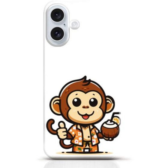 Monkey iPhone 16 Plus case Style 2