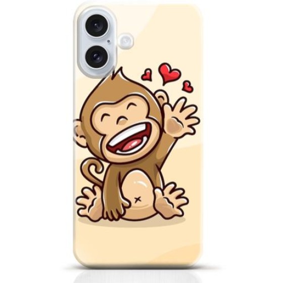 Monkey iPhone 16 Plus case Style 3