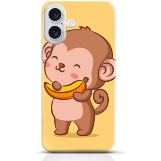 Monkey iPhone 16 Plus case Style 4