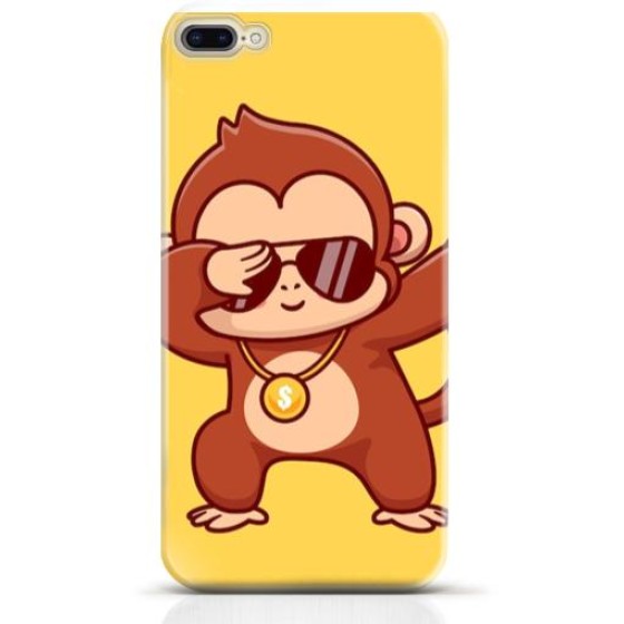 Monkey iPhone 8 Plus case Style 5