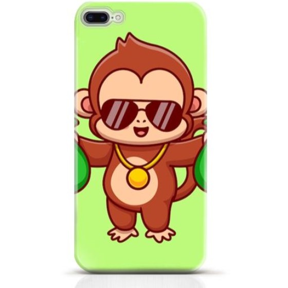 Monkey iPhone 8 Plus case Style 6