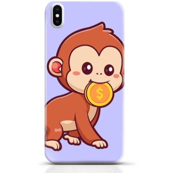Monkey iPhone XS case Style 14