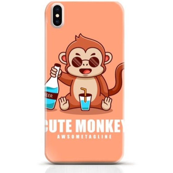 Monkey iPhone XS case Style 20