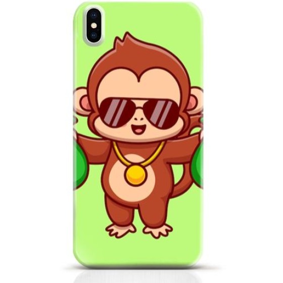 Monkey iPhone XS case Style 6