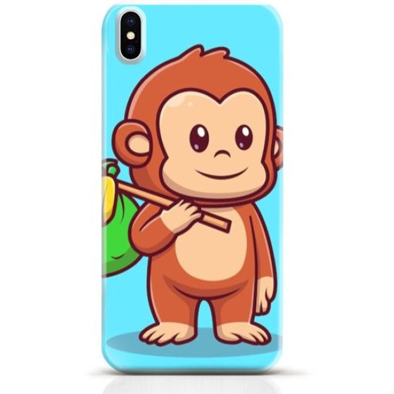 Monkey iPhone XS Max case Style 15