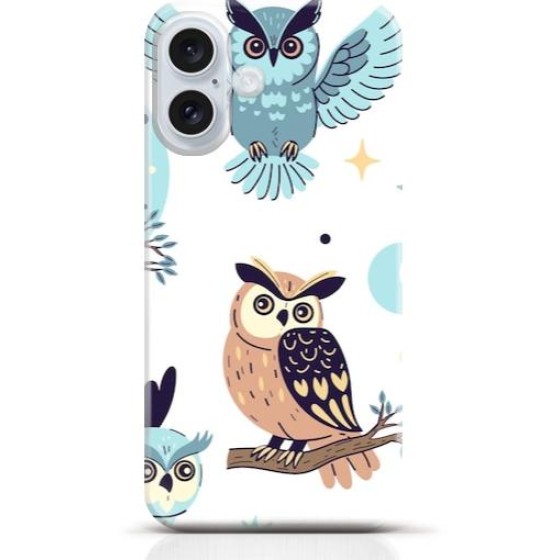 Owl iPhone 16 case Style 14
