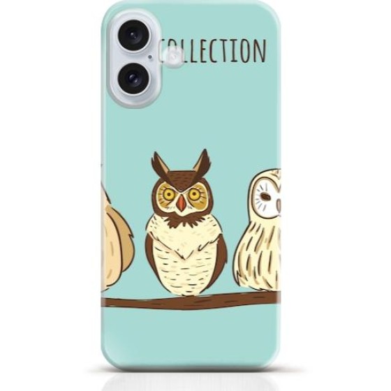Owl iPhone 16 case Style 5