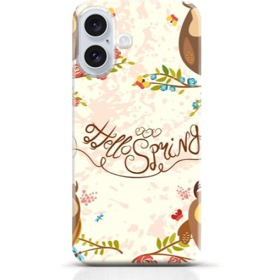 Owl iPhone 16 Plus case Style 15