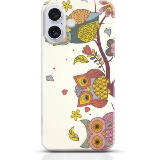 Owl iPhone 16 Plus case Style 16