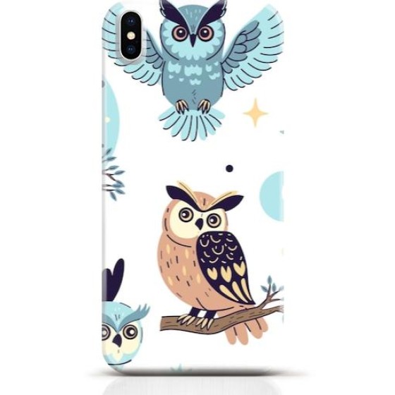 Owl iPhone XS case Style 14