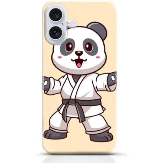 Panda iPhone 16 Plus case Style 14