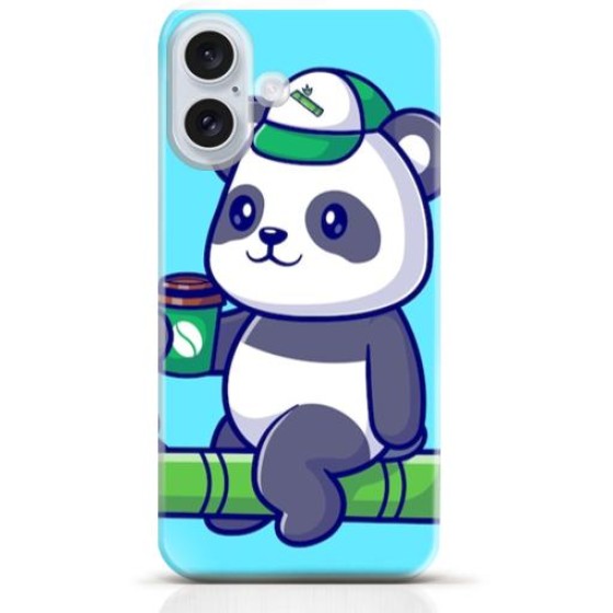 Panda iPhone 16 Plus case Style 22