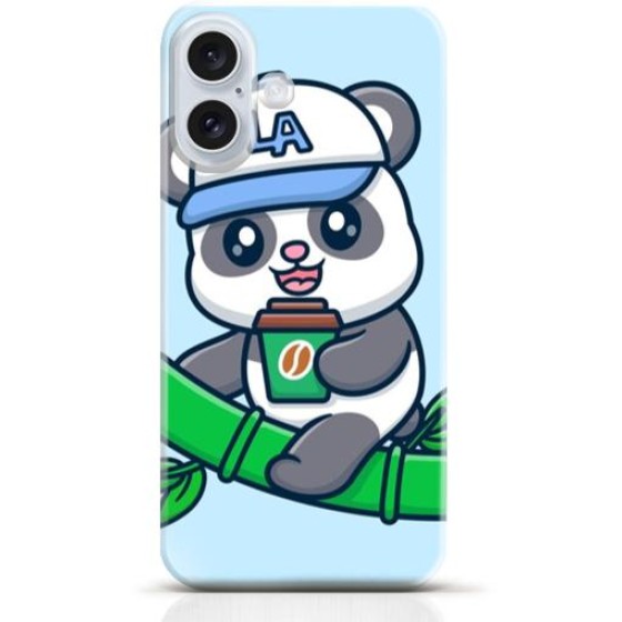 Panda iPhone 16 Plus case Style 7