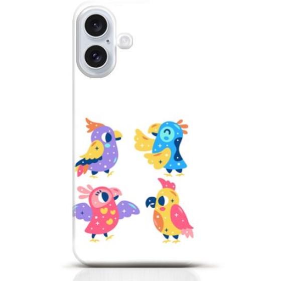 Parrot iPhone 16 Plus case Style 3