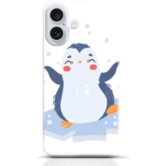 Penguin iPhone 16 case Style 14