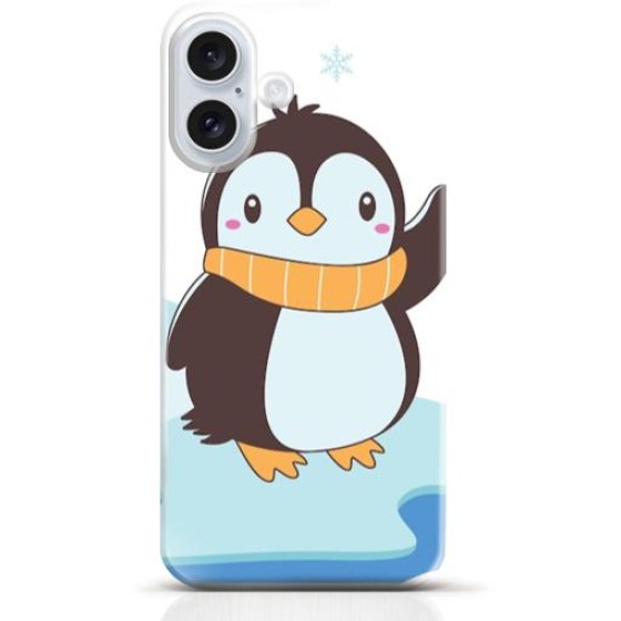 Penguin iPhone 16 case Style 8