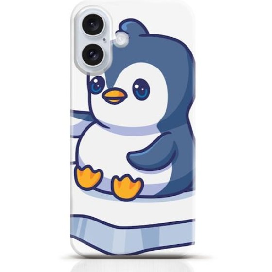 Penguin iPhone 16 Plus case Style 15
