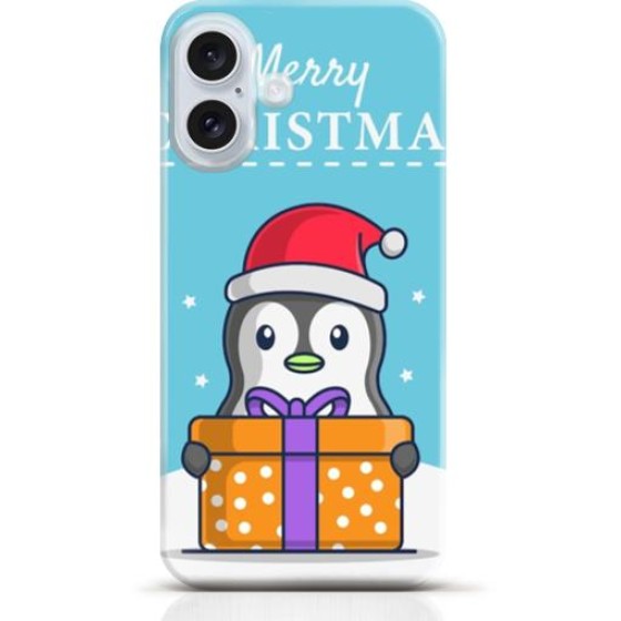Penguin iPhone 16 Plus case Style 23
