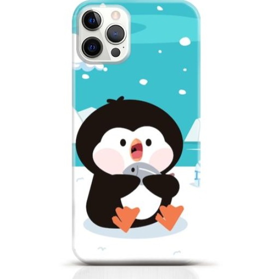 Penguin iPhone 16 Pro case Style 10