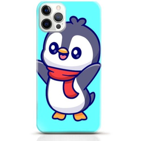 Penguin iPhone 16 Pro case Style 16