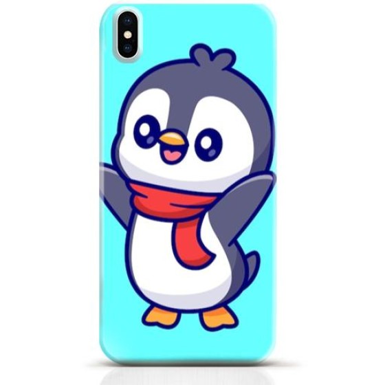 Penguin iPhone XS case Style 16