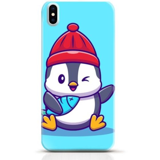Penguin iPhone XS case Style 18